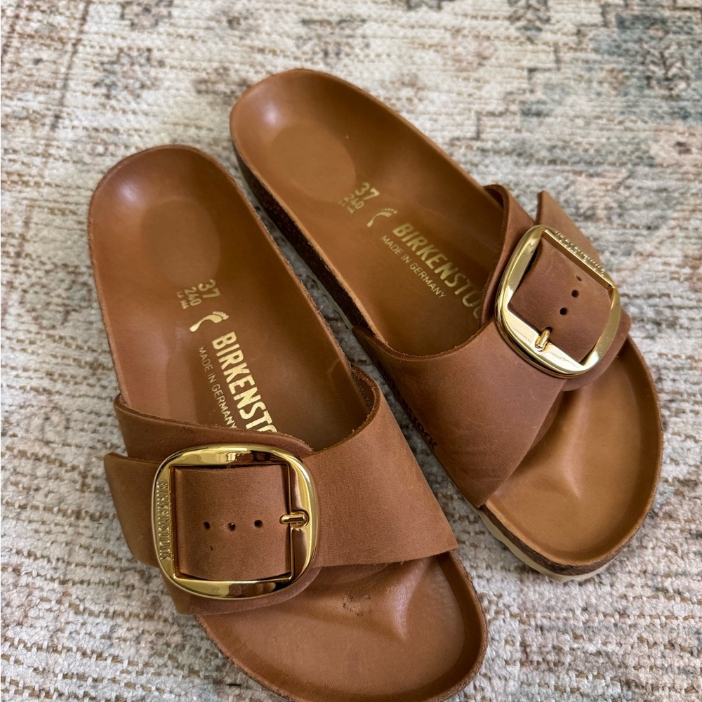 Birkenstock Madrid Big Buckle Slide Sandals 37 6 6.5